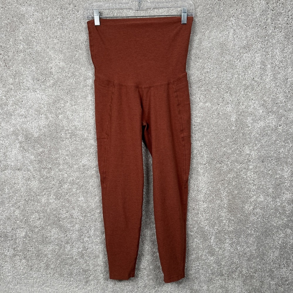 Beyond The Bump By Beyond Yoga Maternity Leggings Medium Over Belly Pockets